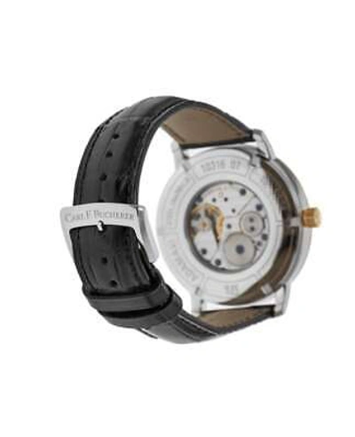 Pre-owned Carl F Bucherer Carl F. Bucherer Adamavi Hand Wind Silver Men's Watch 00.10316.07.26.01