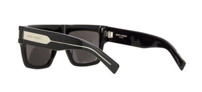Pre-owned Saint Laurent Sl 628 Black/grey (001) Sunglasses In Gray