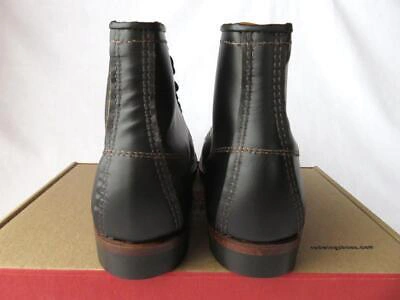 Pre-owned Red Wing Shoes Red Wing 9060 Beckman Boot Flat Box Width D Black Men Size 9d High Top Leather