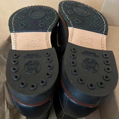 Pre-owned Red Wing Shoes Red Wing 9060 Beckman Boot Flat Box Width D Black Men Size 8.5d High Top Leather