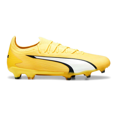 Pre-owned Puma Ultra Ultimate Firm Groundartificial Ground Soccer Cleats Mens Yellow Sneak