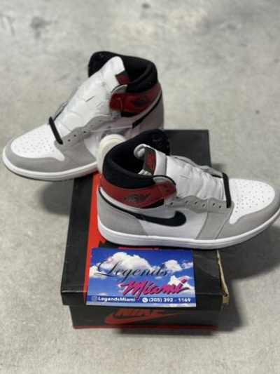 Pre-owned Jordan Size 12 -  1 Retro High Og Smoke Gray 2020