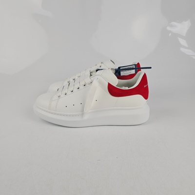 Pre-owned Alexander Mcqueen Oversized White And Red Sneakers Size 41.5 Us 8.5