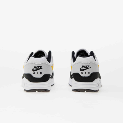 Pre-owned Nike Air Max 1 White University Gold Fd9082-104 Airmax Running Shoes Sneakers In White/ University Gold-black