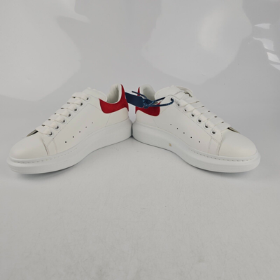 Pre-owned Alexander Mcqueen Oversized White And Red Sneakers Size 41.5 Us 8.5