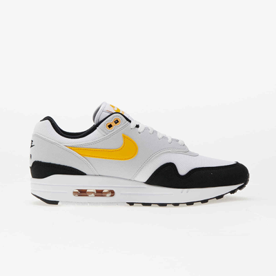 Pre-owned Nike Air Max 1 White University Gold Fd9082-104 Airmax Running Shoes Sneakers In White/ University Gold-black