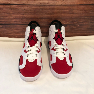 Pre-owned Jordan Air  6 Retro Carmine 2021 Men's Classic Basketball Sneakers Ct8529-106 In Red