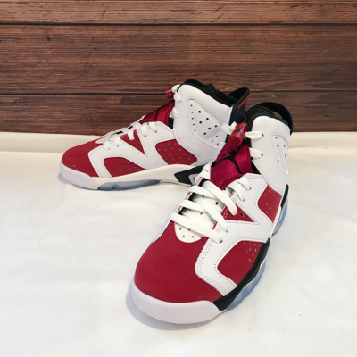 Pre-owned Jordan Air  6 Retro Carmine 2021 Men's Classic Basketball Sneakers Ct8529-106 In Red