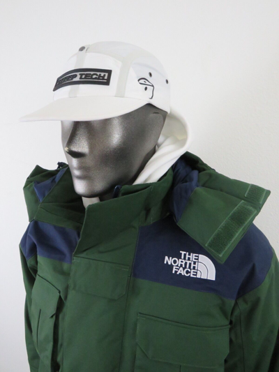 Pre-owned The North Face Mens  Coldworks Down Parka Insulated Winter Jacket - Pine Needle In Pine Needle Green / Summit Navy Blue / Tnf White