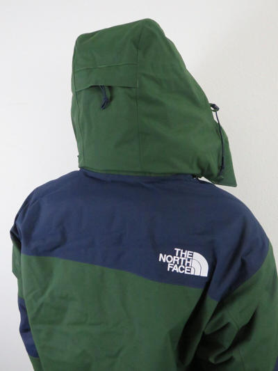 Pre-owned The North Face Mens  Coldworks Down Parka Insulated Winter Jacket - Pine Needle In Pine Needle Green / Summit Navy Blue / Tnf White