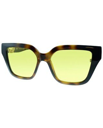 Pre-owned Gucci Women's Gg1023s 54mm Sunglasses Women's Brown In Yellow