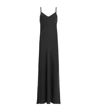 Shop Allsaints Bryony Slip Dress In Black