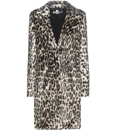 Stella Mccartney Leopard-print Faux-fur Coat In Comli Leopard