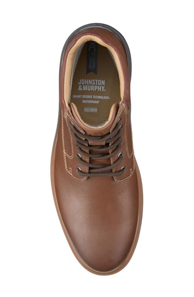 Shop Johnston & Murphy Henson Xc4 Waterproof Chukka Boot In Tan Waterproof Full Grain