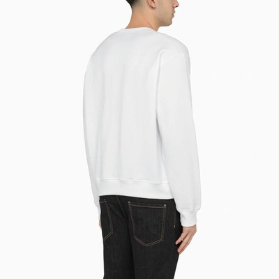 Shop Dsquared2 Crew-neck Sweatshirt In White