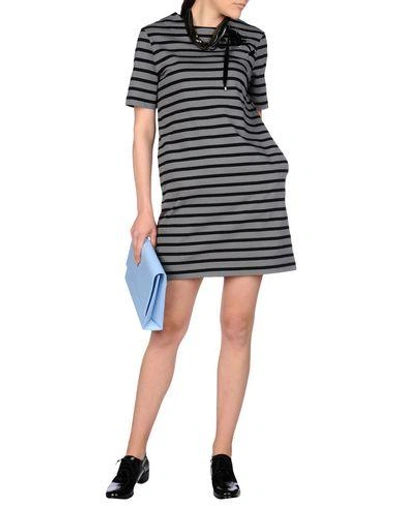Shop Marc By Marc Jacobs Short Dress In Grey