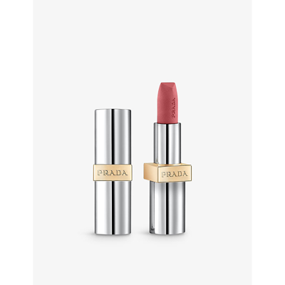 Shop Prada Hyper Matte Nudes Refillable Lipstick 3.8g In P58