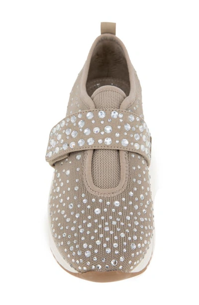 Shop Reaction Kenneth Cole Cameron Crystal Mary Jane Sneaker In Natural Micro