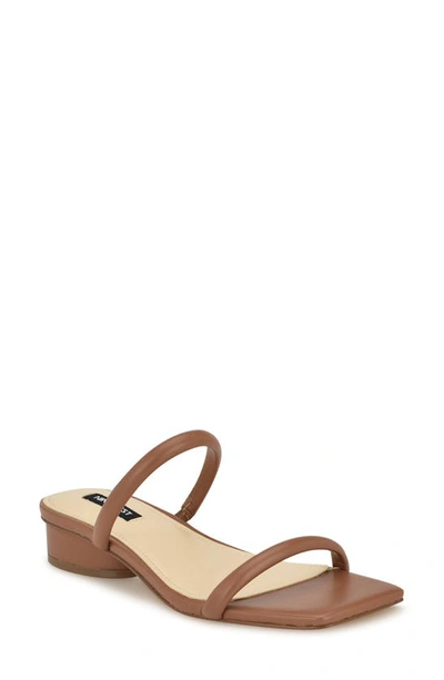 Shop Nine West Morella Slide Sandal In Light Brown