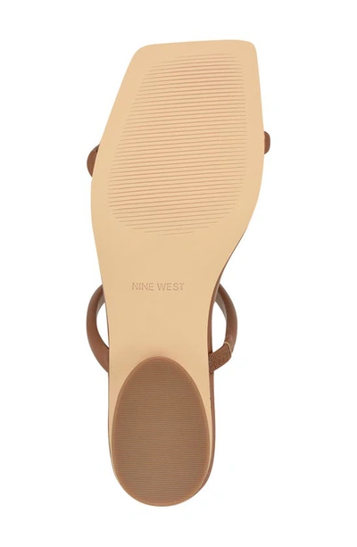 Shop Nine West Morella Slide Sandal In Light Brown