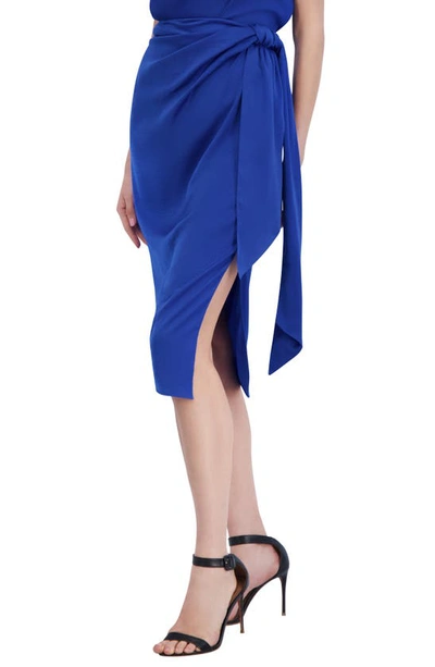 Shop Bcbg New York High Waist Skirt In Olympian Blue