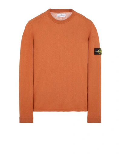 Shop Stone Island Tricot Rouge Coton In Red