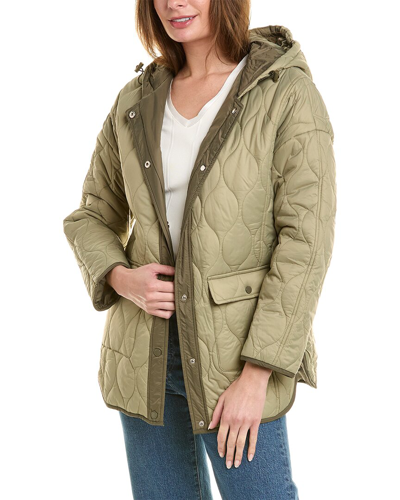 Shop Hurley Rossclair Onion Quilt Jacket In Green
