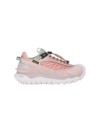 Shop Moncler "trailgrip" Sneakers In Pink