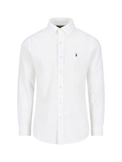 Shop Polo Ralph Lauren Seersucker Shirt In White