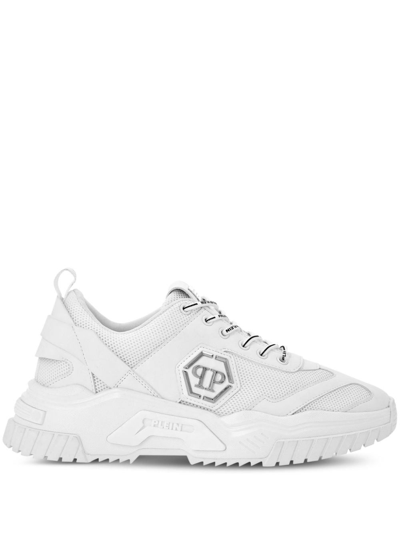 Shop Philipp Plein 'predator' Sneakers In ホワイト