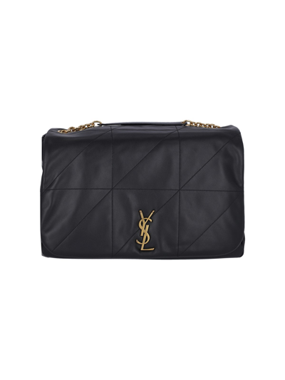 Shop Saint Laurent 'jamie 4.3' Shoulder Bag In Black  