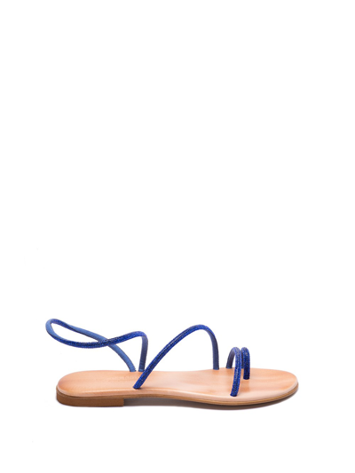 Shop Kima Sandals In Blue