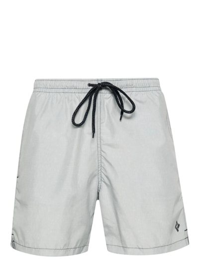 Shop Drumohr Swim Shorts In Gray