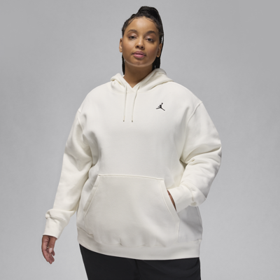 Shop Jordan Women's  Brooklyn Fleece Hoodie (plus Size) In White