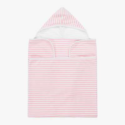 Shop Kissy Kissy Girls Pink Cabana Terry Stripes Towel (80cm)