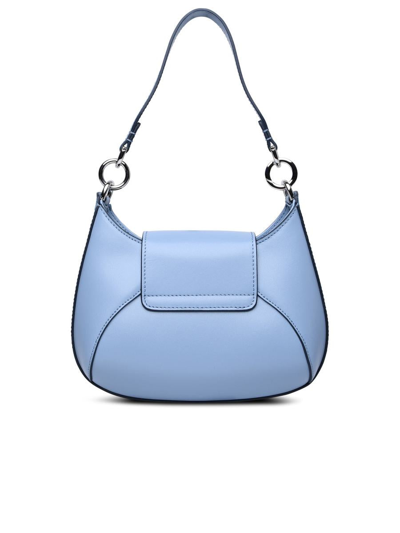 Shop Hogan Light Blue Leather Bag