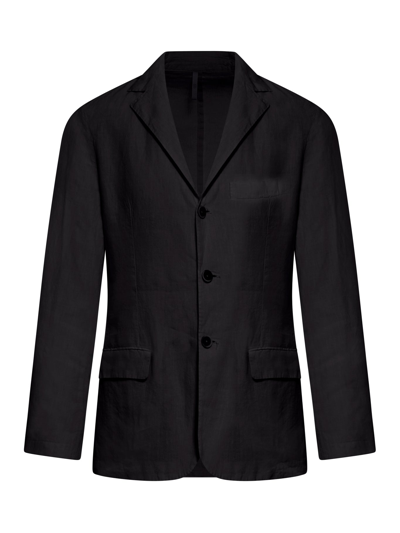 Shop 120% Lino Linen Jacket In Black