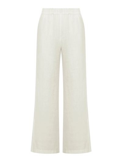 Shop 120% Lino Linen Pants In Nude & Neutrals