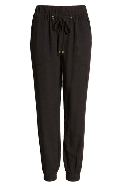 Wit & Wisdom Drawstring Joggers In Black