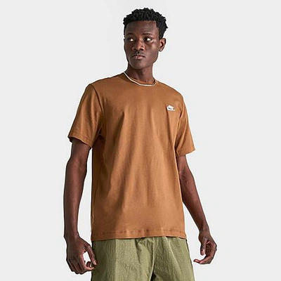 Shop Nike Sportswear Club T-shirt In Light British Tan