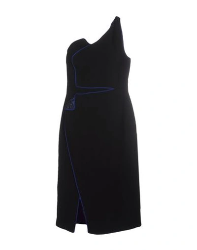 Antonio Berardi Midi Dress In Black