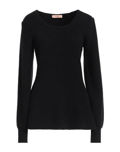 Shop Twinset Woman Sweater Black Size S Acrylic, Wool, Alpaca Wool, Polyester