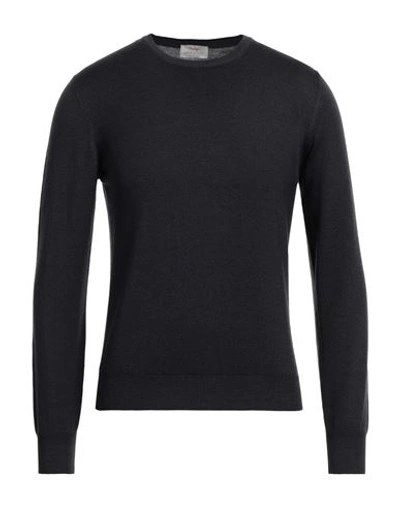 Gran Sasso Man Sweater Steel Grey Size 36 Virgin Wool In Grey
