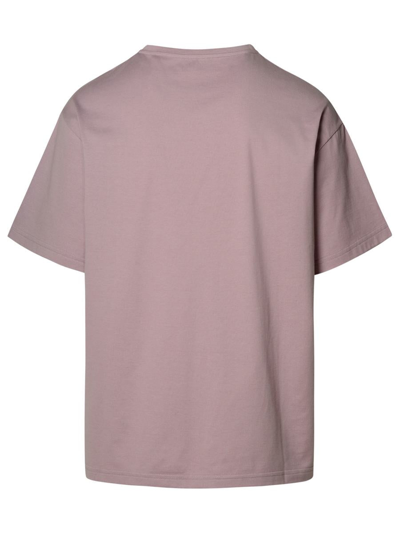 Shop Etro Lilac Cotton T-shirt In Pink