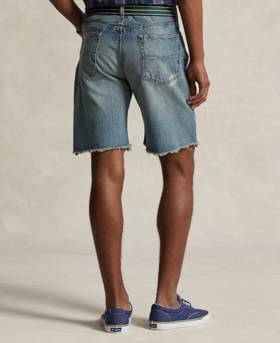 Shop Polo Ralph Lauren Men's 8-inch Vintage Classic Fit Denim Shorts In Hubbards