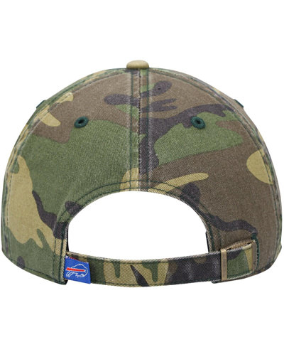 47 Brand Men's ' Camo Buffalo Bills Woodland Clean Up Adjustable Hat In Camo