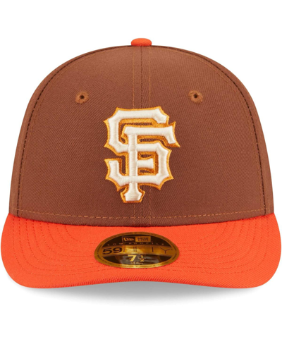 Shop New Era Men's  Brown San Francisco Giants Tiramisu Low Profile 59fifty Fitted Hat
