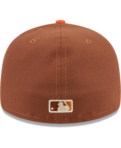 Shop New Era Men's  Brown San Francisco Giants Tiramisu Low Profile 59fifty Fitted Hat