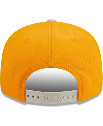 Shop New Era Men's  Gold Los Angeles Dodgers Tiramisu 9fifty Snapback Hat