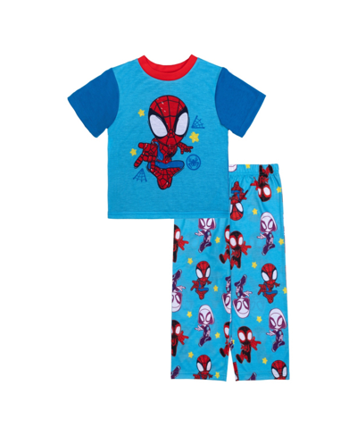 Shop Spider-man Toddler Boys Spiderman And Friends 2pc Pajama Set In Assorted